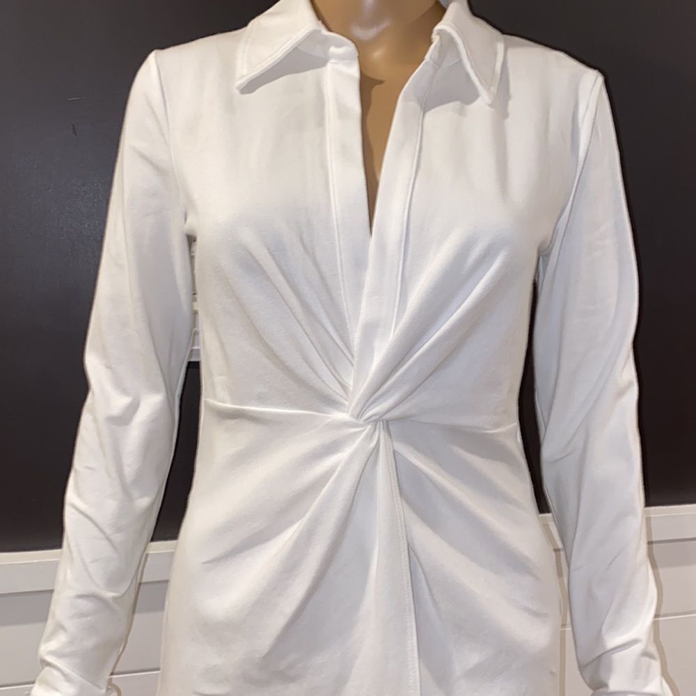 NWT L'Academie The Amarine Top in White - Picture 9 of 10